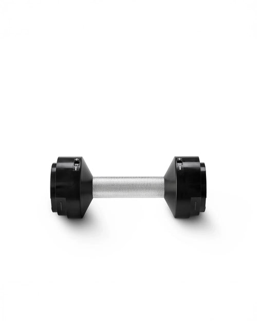 NÜOBELL replacement handle in Silver, KG version—premium grip handle designed to restore and upgrade your adjustable dumbbells for smooth, secure workouts at home.
