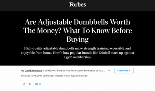 NÜO Athletics Recognized by Forbes for Innovation