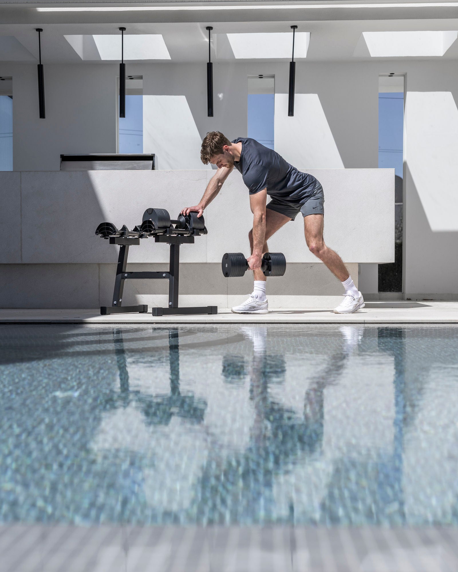 NÜOBELL Floor Stand – Ergonomic Dumbbell Storage | NÜO