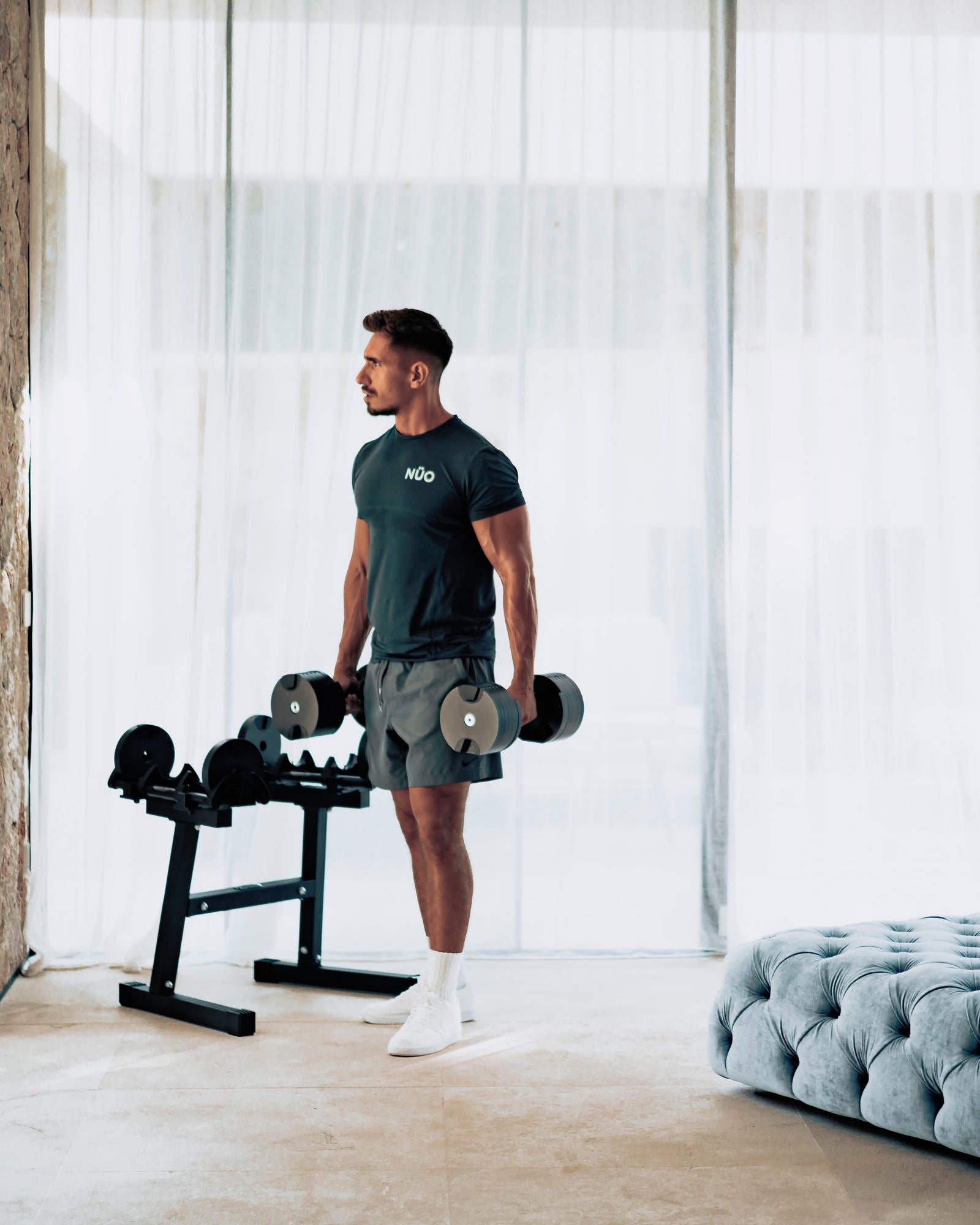 NÜOBELL 232 – Adjustable Dumbbells 2-32 kg | NÜO