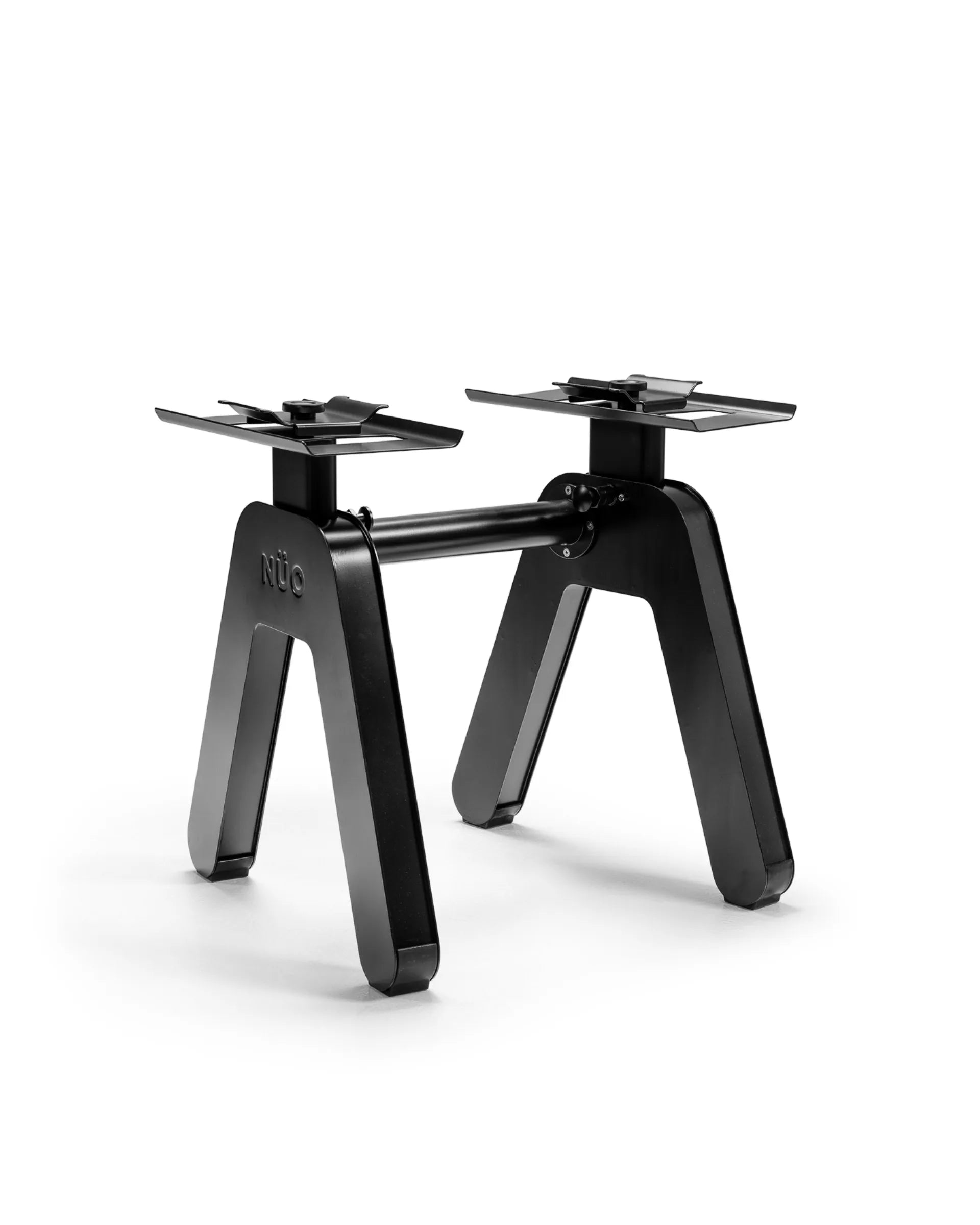 NÜOBELL S Pylon Floor Stand in black – sleek and durable storage stand for NÜOBELL S adjustable dumbbells, ideal for keeping your home gym organized and stylish.