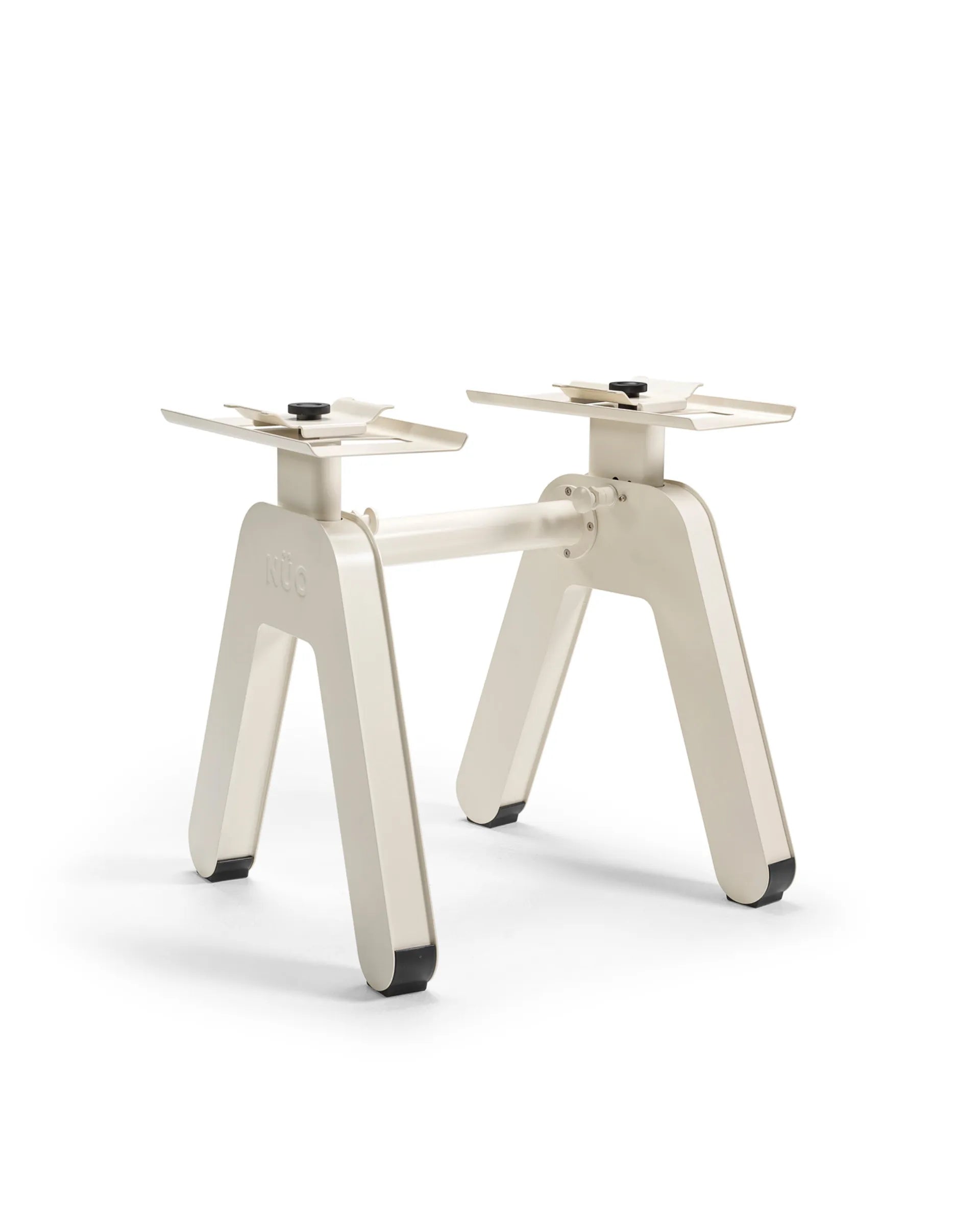 NÜOBELL S Pylon Floor Stand in sand color – sturdy floor stand designed for NÜOBELL S adjustable dumbbells, offering secure storage and a modern, minimalist look for home gyms.