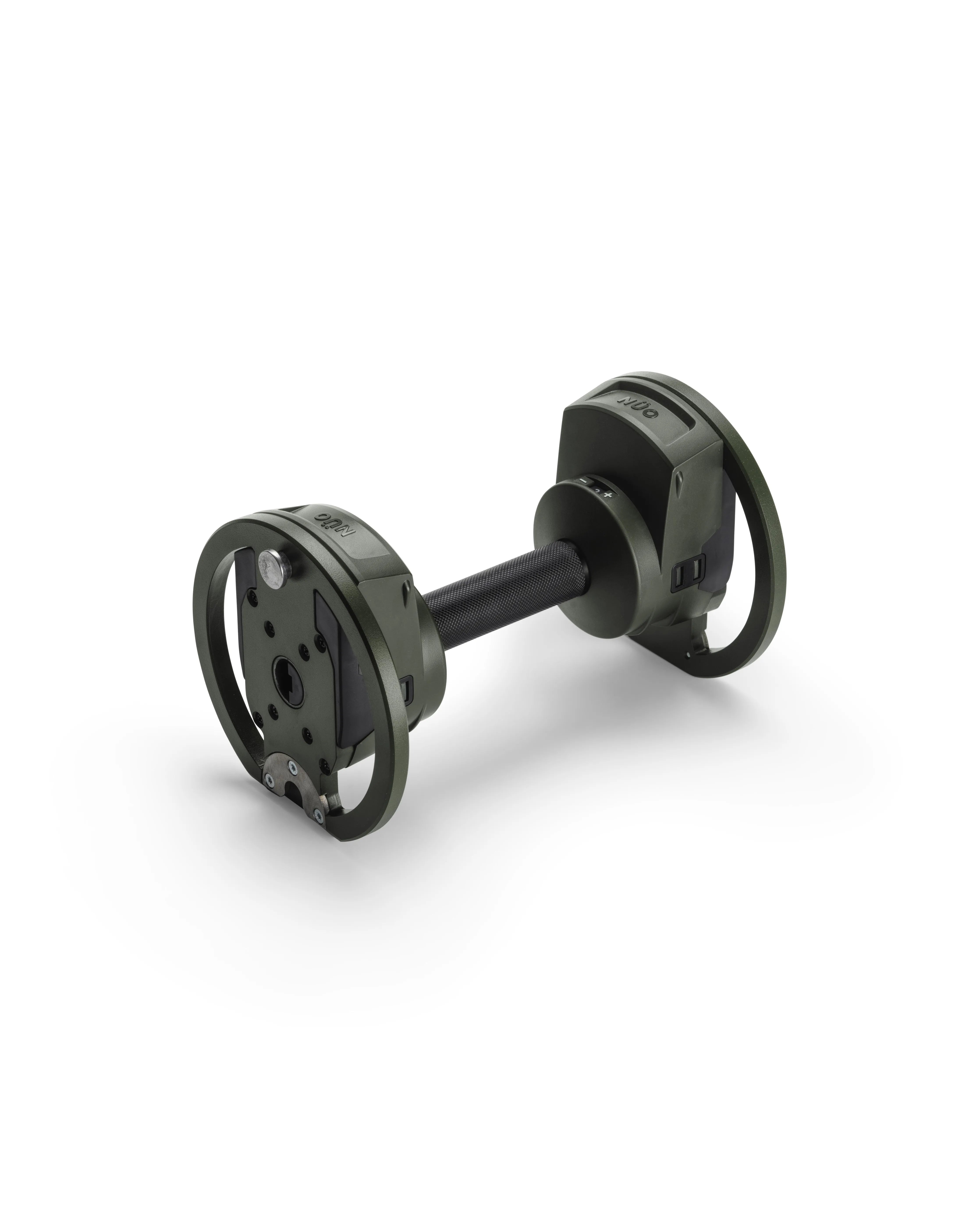 NÜOBELL S Handle Forest KG – forest green replacement handle for NÜOBELL S adjustable dumbbells, providing a comfortable grip and reliable performance for strength training.