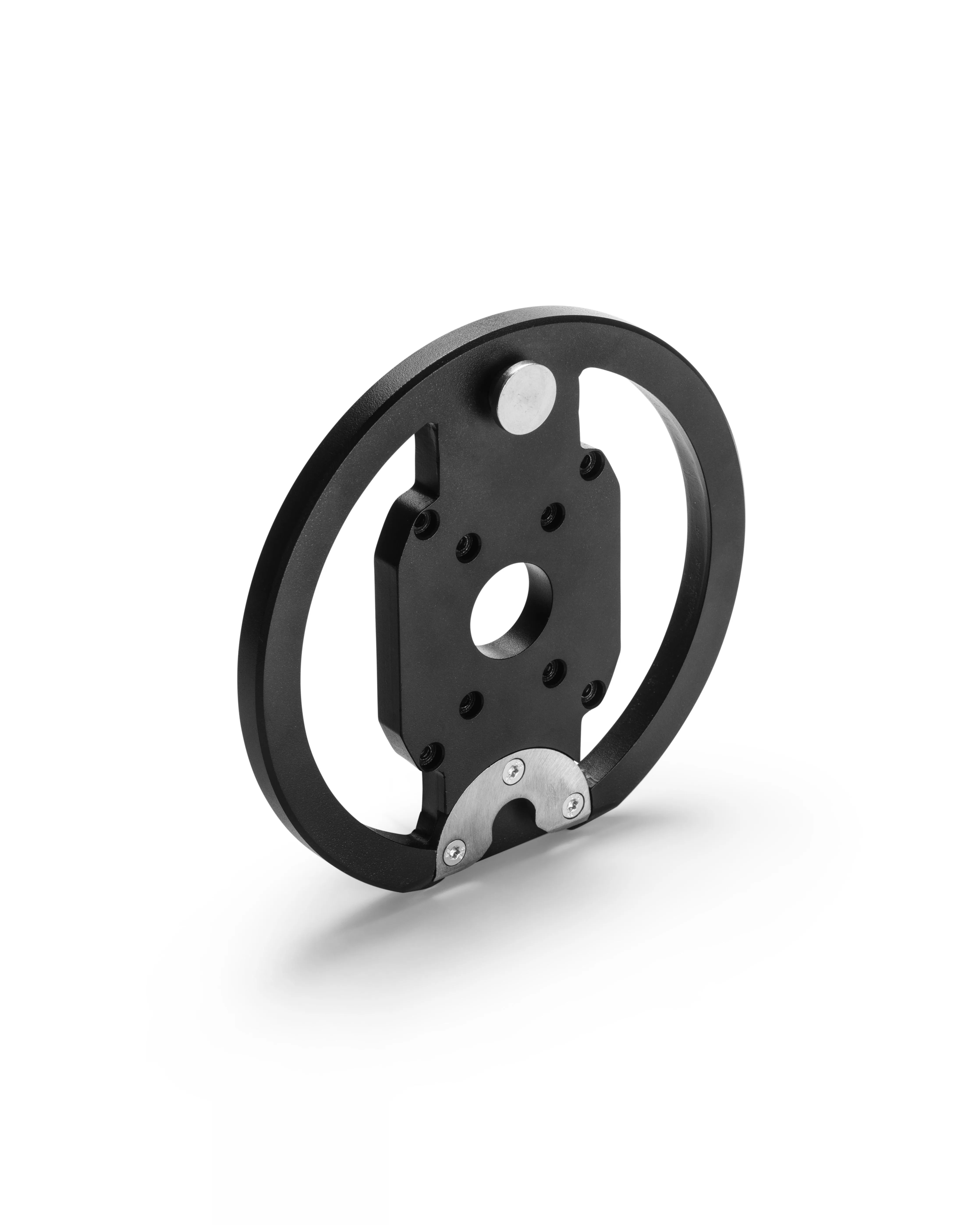 NÜOBELL S Half Plate 1 Black – black half-weight plate for NÜOBELL S adjustable dumbbells, designed for easy weight customization and advanced home workouts.