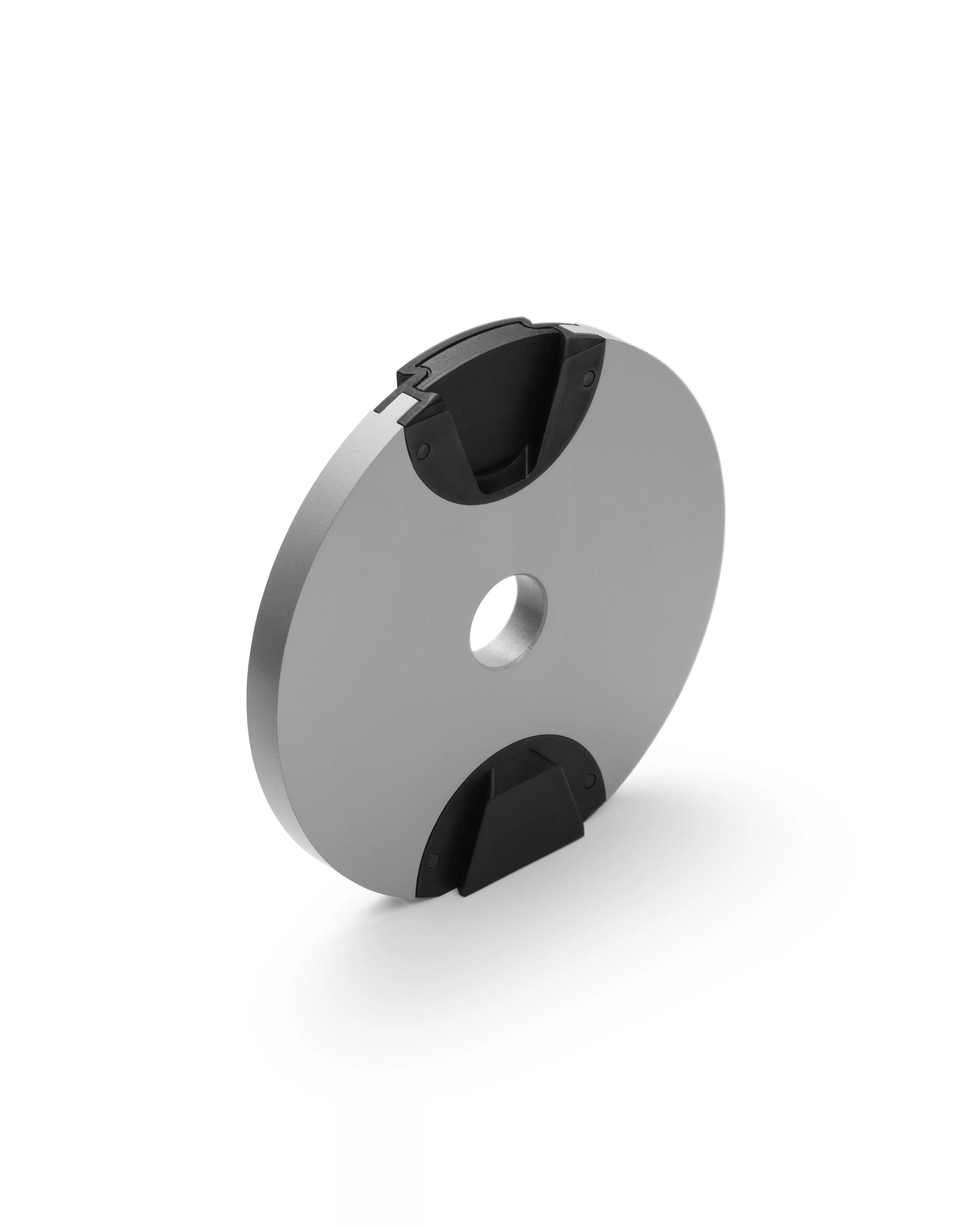 NÜOBELL 2 KG regular weight plate in Ash color, durable and precisely crafted for use with adjustable dumbbells, perfect for fine-tuning your home gym setup.